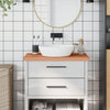 Vidaxl Washbasin tabla 80x40x4 cm de madera de haya sólida