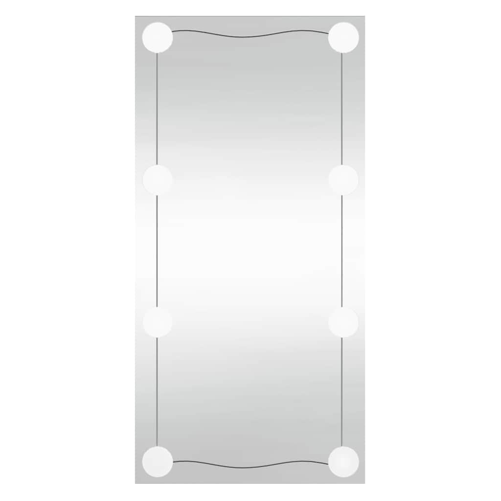 Specchio da parete Vidaxl con LED vetro rettangolare da 30x60 cm
