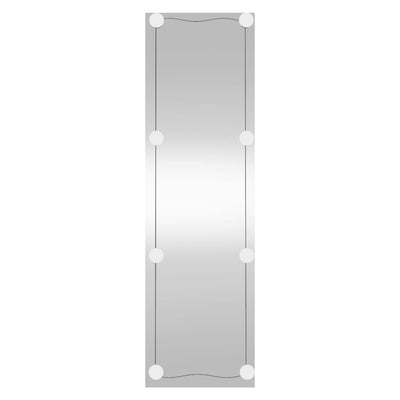 Espejo de pared Vidaxl con leds rectangulares de 30x100 cm de vidrio