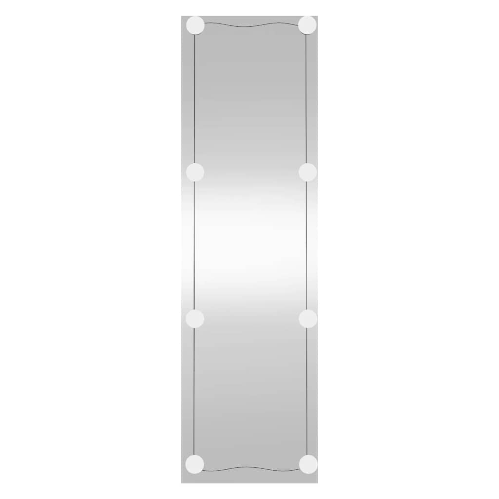 Specchio da parete Vidaxl con LED vetro rettangolare 30x100 cm
