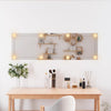 Specchio da parete Vidaxl con LED vetro rettangolare 30x100 cm