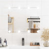 Vidaxl wandspiegel met led's rechthoekig 50x60 cm glas