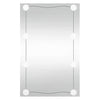 Vidaxl wandspiegel met led's rechthoekig 50x80 cm glas
