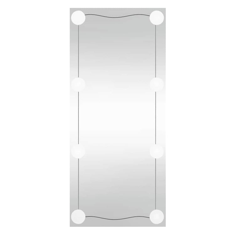 Vidaxl wandspiegel met led's rechthoekig 50x100 cm glas