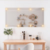 Vidaxl wandspiegel met led's rechthoekig 50x100 cm glas