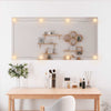 Vidaxl wandspiegel met led's rechthoekig 50x100 cm glas