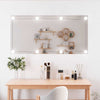 Vidaxl wandspiegel met led's rechthoekig 50x100 cm glas