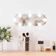 Specchio da parete Vidaxl con LED ovale da 15x40 cm vetro