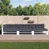 Vidaxl palletkussens 7 st stof antracietkleurig