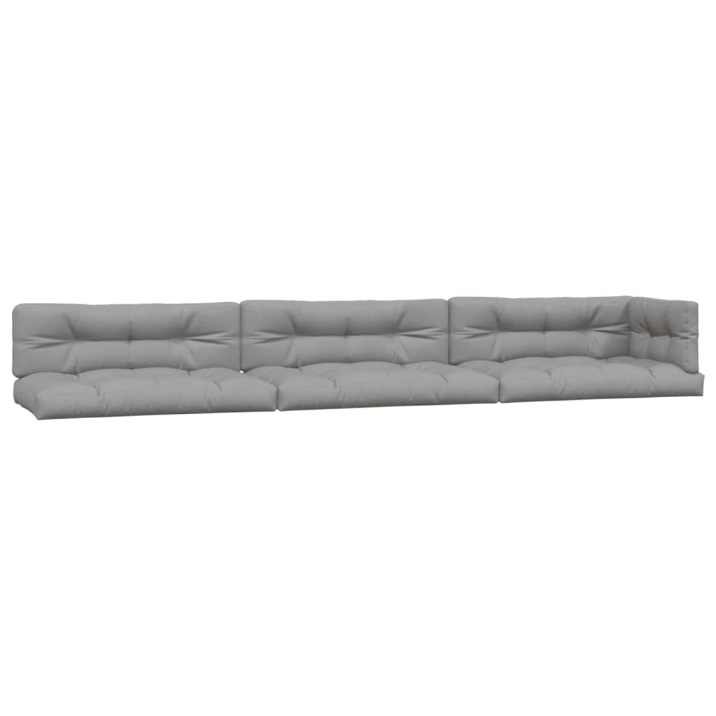 Vidaxl Pallet Cushions 7 St Fabric Grey