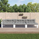 Vidaxl Pallet cushions 7 st fabric gray