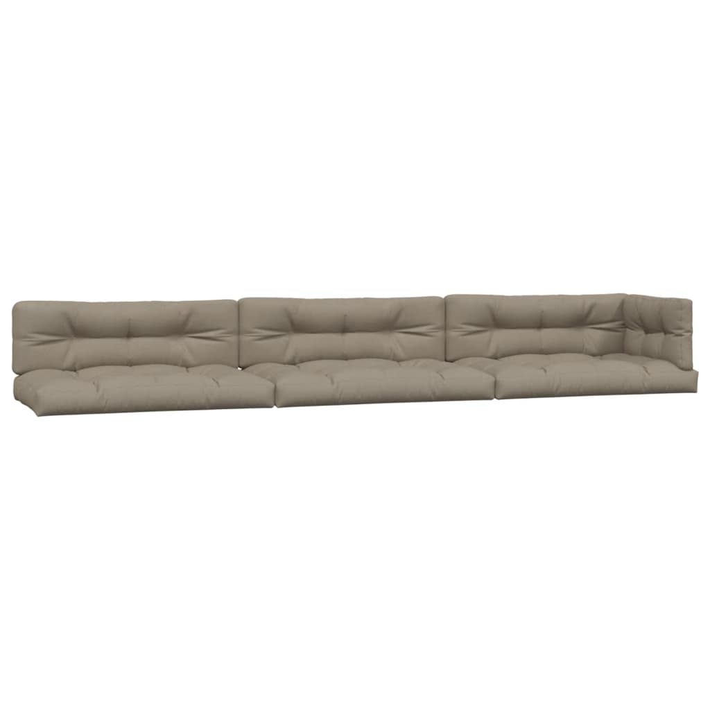 Vidaxl Pallet Cushions 7 St Fabric Taupe
