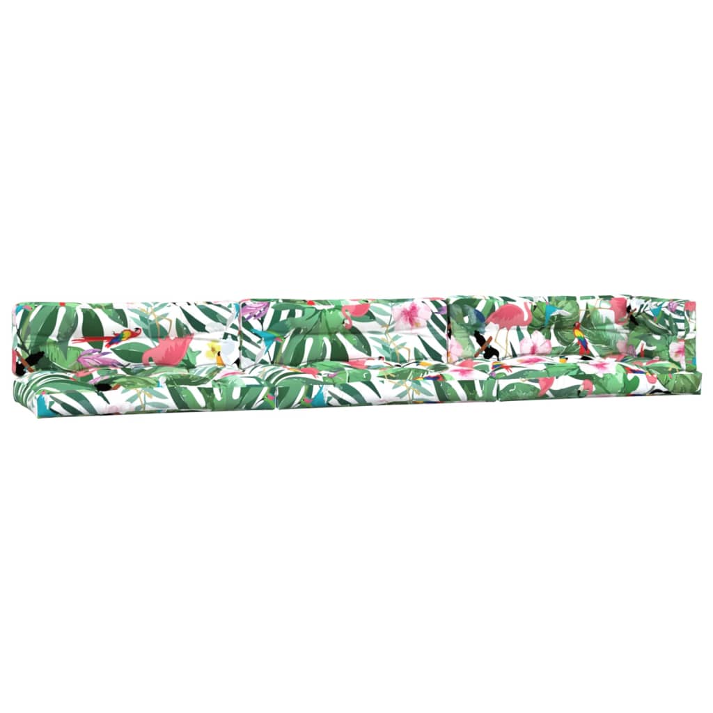 Vidaxl Pallet Cushions 7 St Fabric multi -colorato