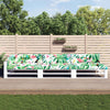 Vidaxl Pallet Cushions 7 St Fabric multi -colorato