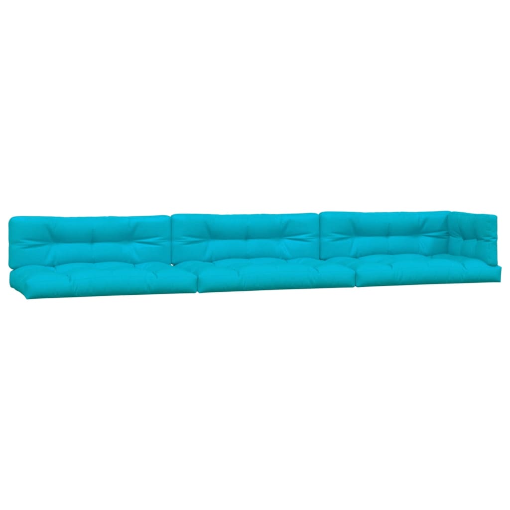 Vidaxl Pallet Cushions 7 St Fabric Turquoise