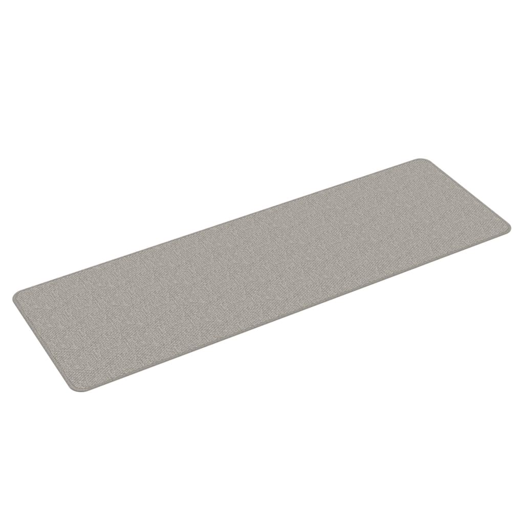 Runner de alfombra Vidaxl 50x150 cm Sisal-Look Taupe