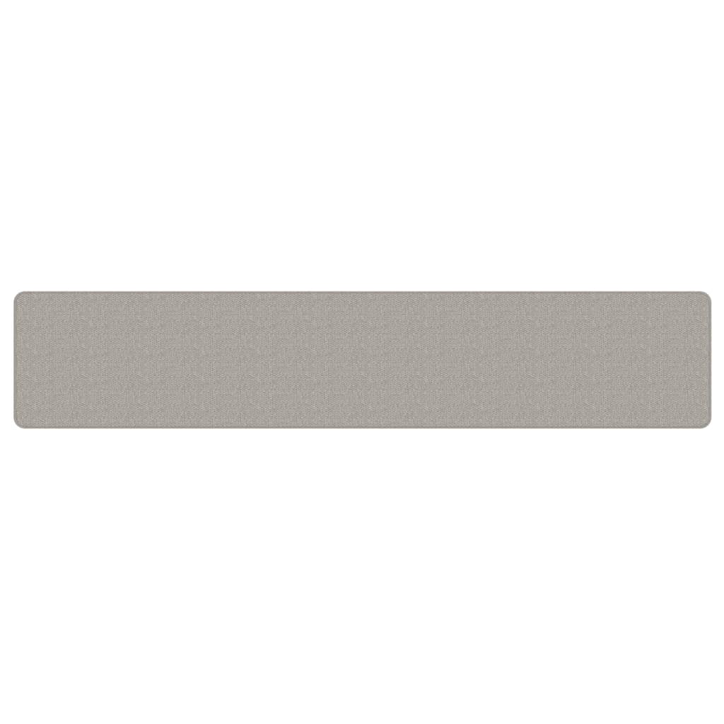 Runner de alfombra Vidaxl 50x250 cm Sisal-Look Taupe