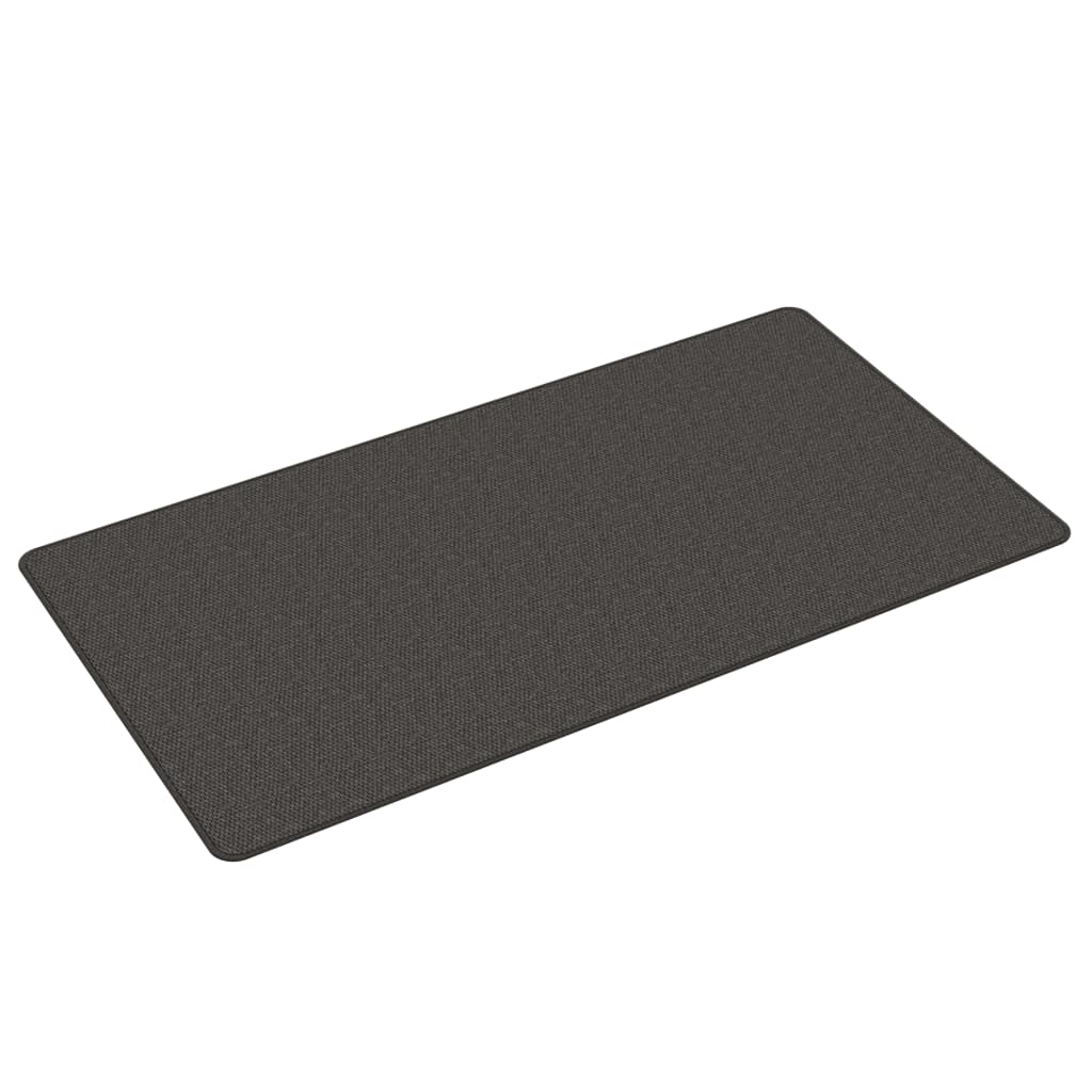 Vidaxl Carpet Runner Sisal Look 80x150 cm de color antracita