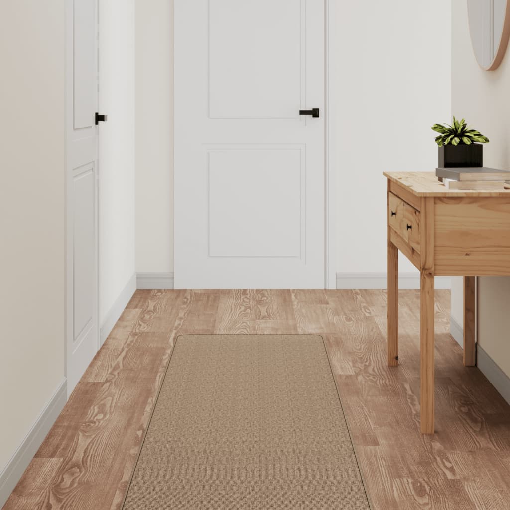 Vidaxl Carpet Runner 50x150 cm Sisal look sand colorato
