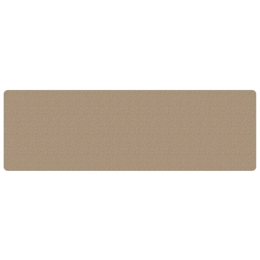 Vidaxl Carpet Runner 80x250 cm Sisal Look de color arena
