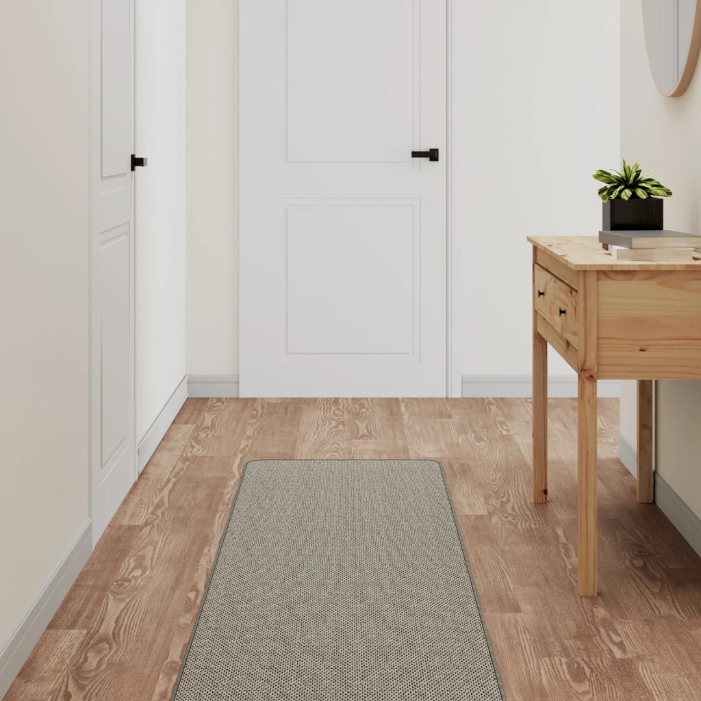 Vidaxl Carpet Runner 50x250 cm Sisal Look Silver Colored