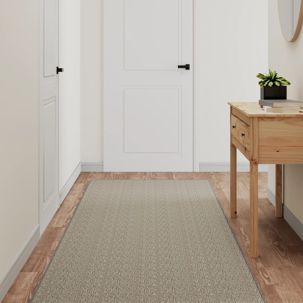 Vidaxl Carpet Runner da 80x250 cm look argento colorato