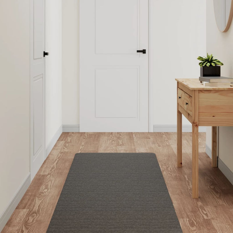 Vidaxl Carpet Runner 60x180 cm antracite -lorato