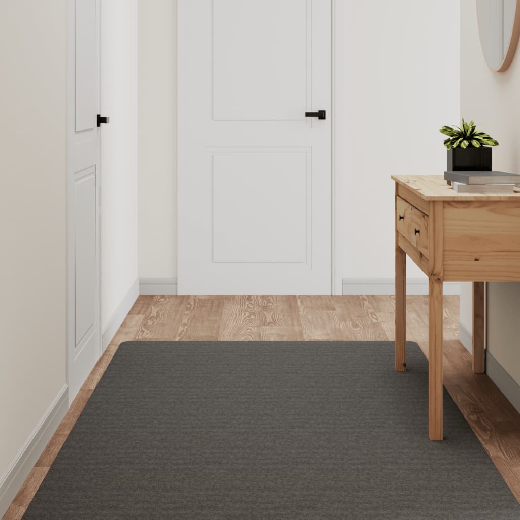 Vidaxl Carpet Runner 100x180 cm antracite -lorato