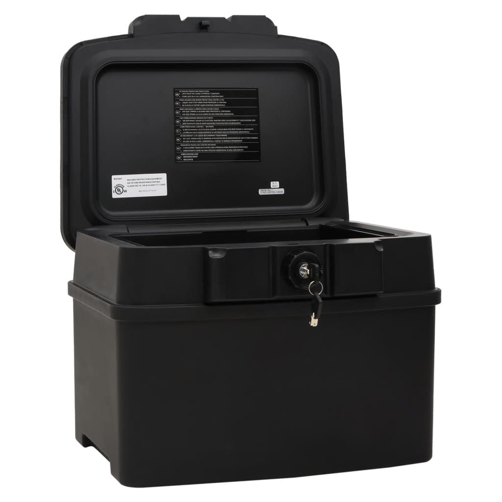 Vidaxl Safe 44x37x34 cm nero