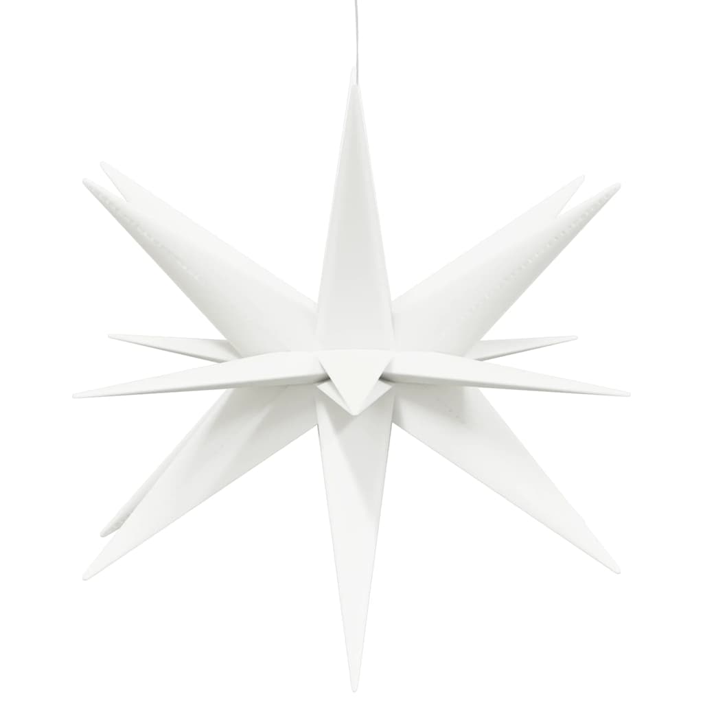 Vidaxx Luci natalizie con LED 3 pezzi pieghevoli 57 cm bianche