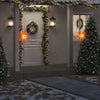 Lámparas de Navidad de Vidaxl con pasador de tierra y LED 3 ST 57 cm rojo
