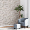 Wallpaper Vidaxl Fore's Wallpaper 3D con pietra 10x0,53 m color crema