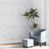 Vidaxl Fore's Wallpaper 3D Pattern Flower 10x0,53 m Grigio