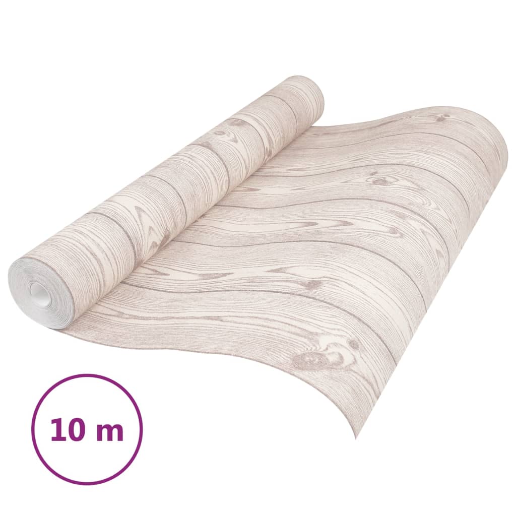 Vidaxl Fore's Wallpaper 3D Houtsnven 10x0.53 m Grigio