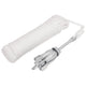 Vidaxl con cuerda plegable 1.5 kg de plateado de hierro forjado