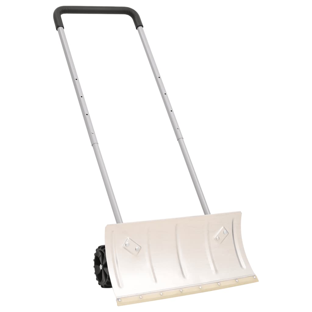 Cucharada de nieve de Vidaxl con mango extensible de 61 cm de plata de acero hojas