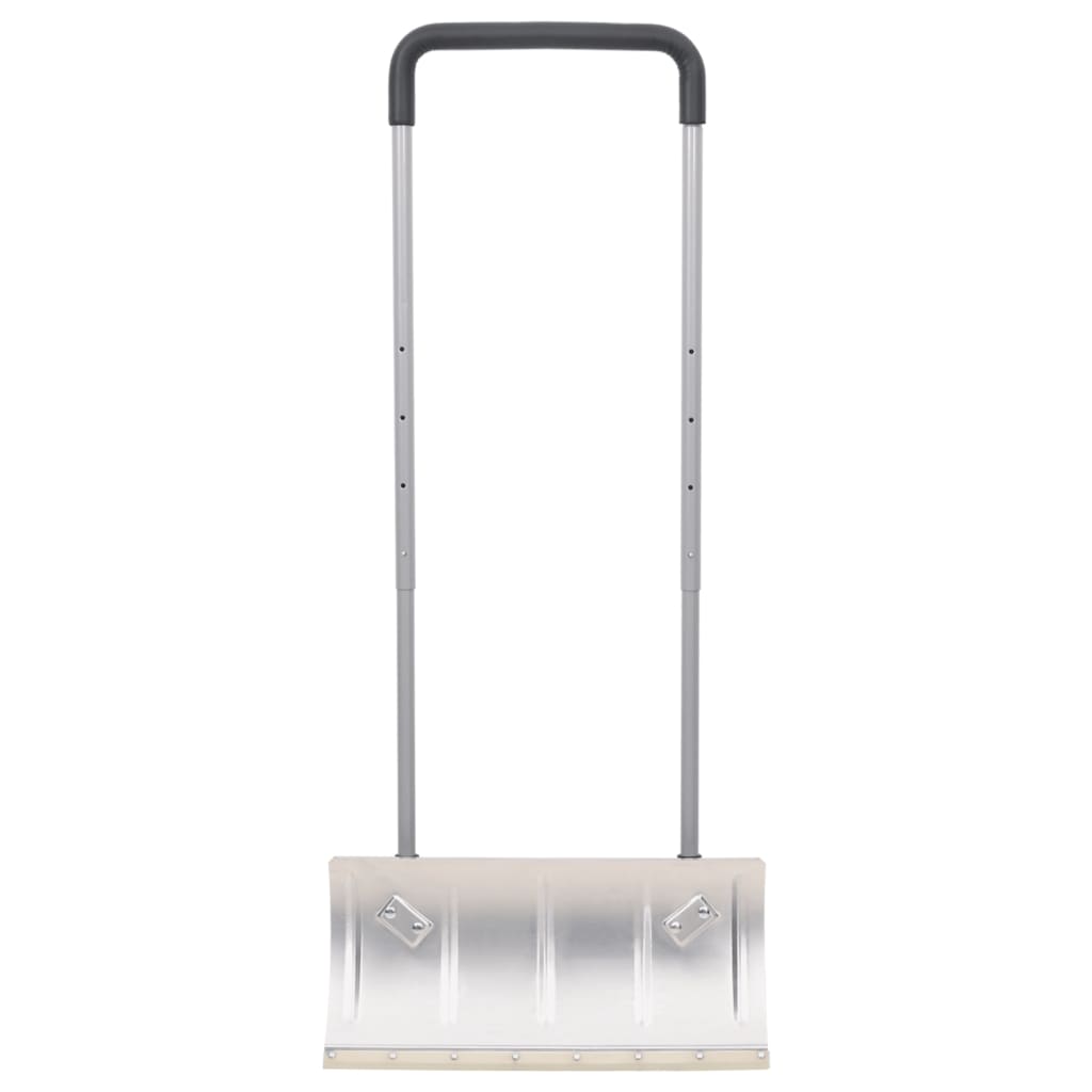 Cucharada de nieve de Vidaxl con mango extensible de 61 cm de plata de acero hojas