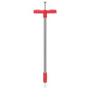Vidaxl Weed Plug 93,5 cm in polvere in acciaio rivestito e grigio