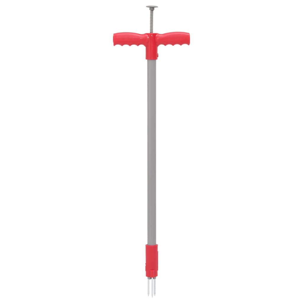 Vidaxl Weed Plug 93,5 cm in polvere in acciaio rivestito e grigio