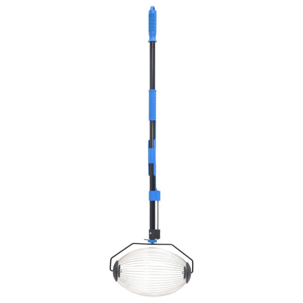 Colector de tuercas Vidaxl 127 cm de acero azul