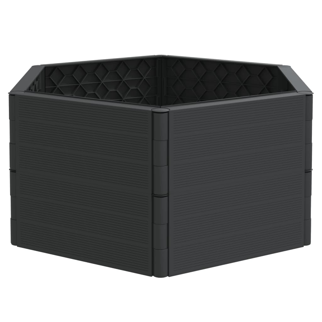 Vidaxl Fioters 2 St PP Antracite -Colored