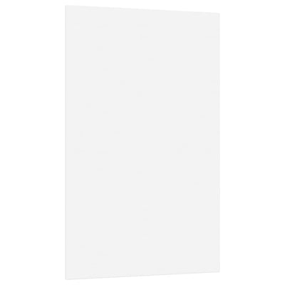 Vidaxl canvasdoeken 12 st stof en massief grenenhout wit