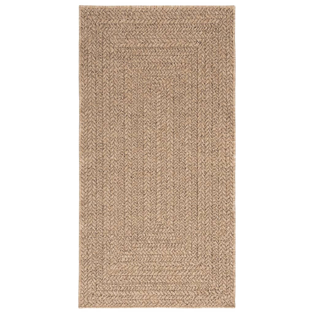 Vidaxl Rug Zizur all'interno e all'esterno di 80x150 cm look da iuta