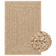 Vidaxl Rug Zizur all'interno e all'esterno di 120x170 cm look da iuta