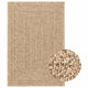 Vidaxl Rug Zizur all'interno e all'esterno di 140x200 cm look da iuta