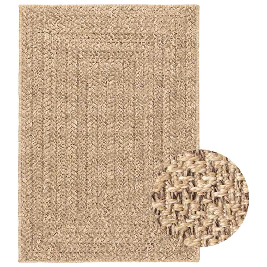 Vidaxl Rug Zizur all'interno e all'esterno di 160x230 cm look da iuta