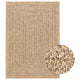 Vidaxl Rug Zizur all'interno e all'esterno di 160x230 cm look da iuta