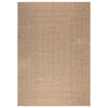 Vidaxl Rug Zizur all'interno e all'esterno di 160x230 cm look da iuta
