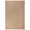 Vidaxl Rug Zizur dentro y fuera de 200x290 cm de yute Look