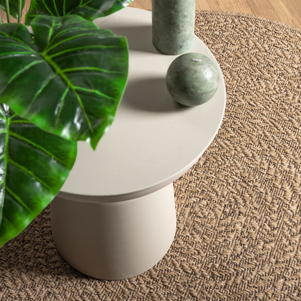 Vidaxl Rug Zizur all'interno e all'esterno di 120 cm look da iuta